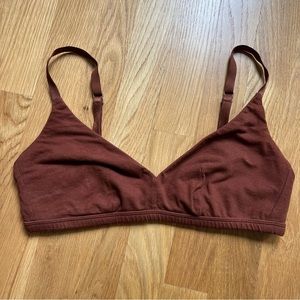 Brown Knickey Triangle Bra in M